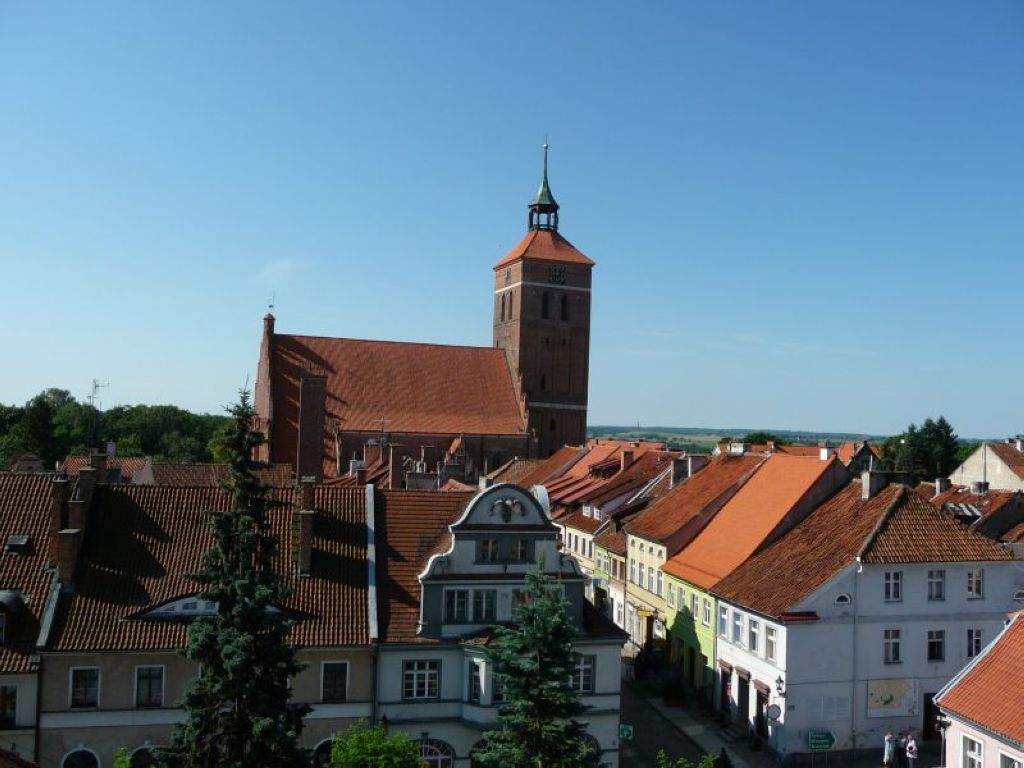 Widok  na kościół